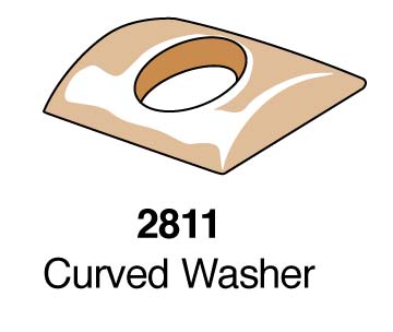 Curved Plastic Washer