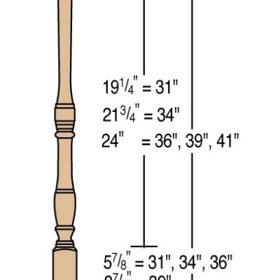 Traditional Series 5067 - 1-1/4" Baluster
