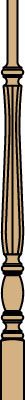 Challis Fluted 1-3/4" Pin Top Baluster