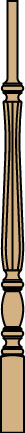 Challis Fluted 1-3/4" Pin Top Baluster